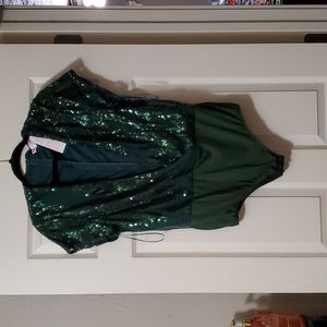 Green bodysuit